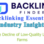 The Decline of Low-Quality Link Farms